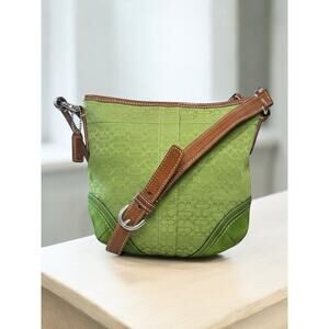 Y2K Coach Mini Signature Small Swing Pack Bag